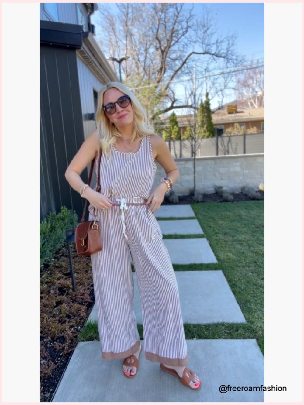 Womens Striped Lounge Pants Wide Leg Loose Fit Drawstring Casual Boho Summer - Picture 6 of 7